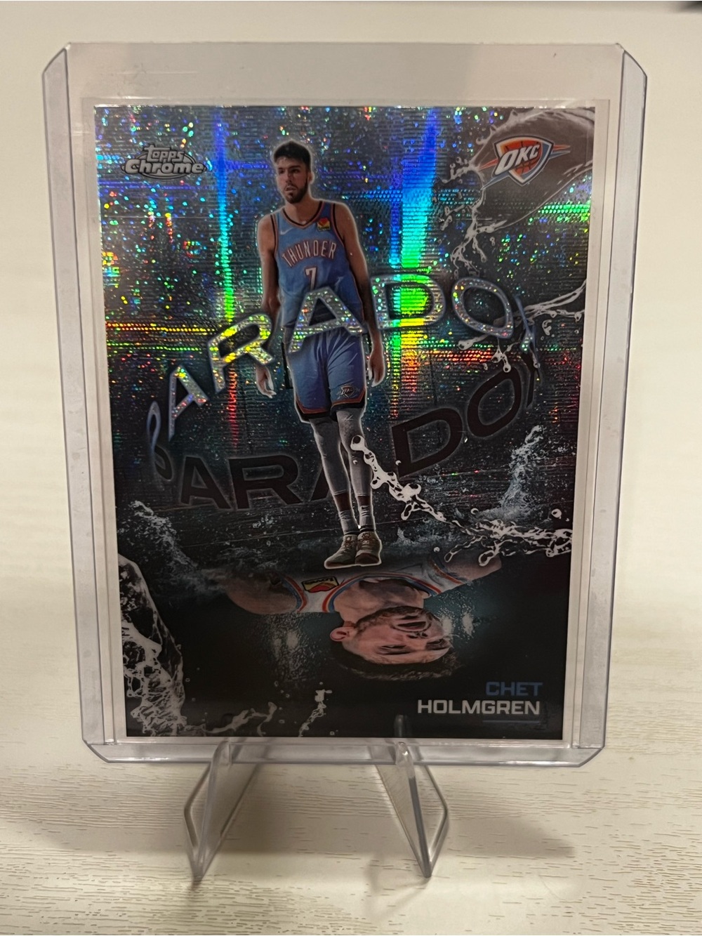 Chet Holmgren paradox Topps chrome SSP case hit card